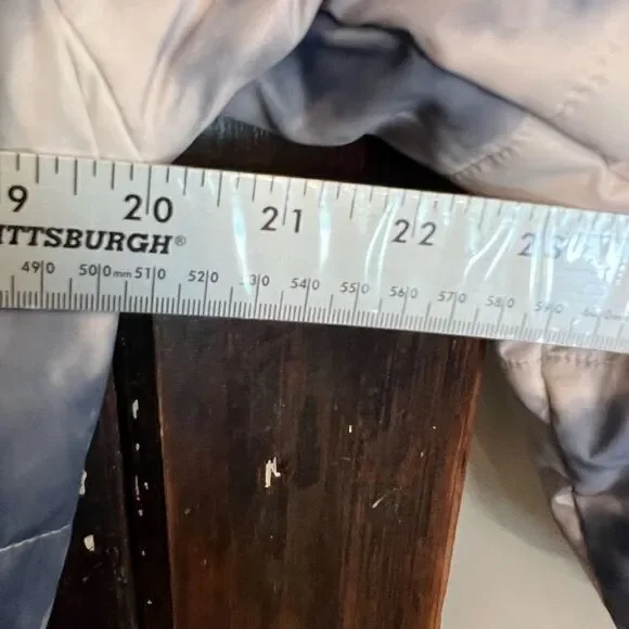 EUC women’s Wild Fable tie died sky puffer jacket. Size XS. - Picture 6 of 6